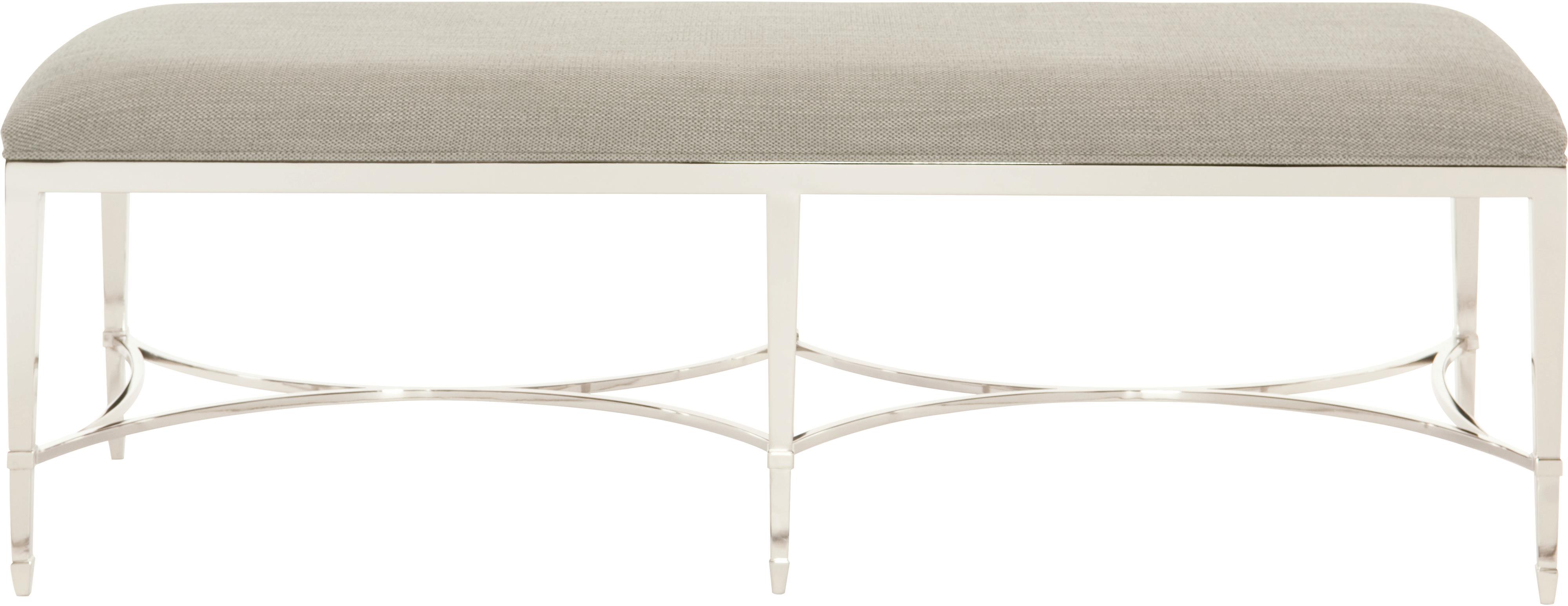 Bernhardt Criteria Customizable Bench with Upholstered Seat Belfort